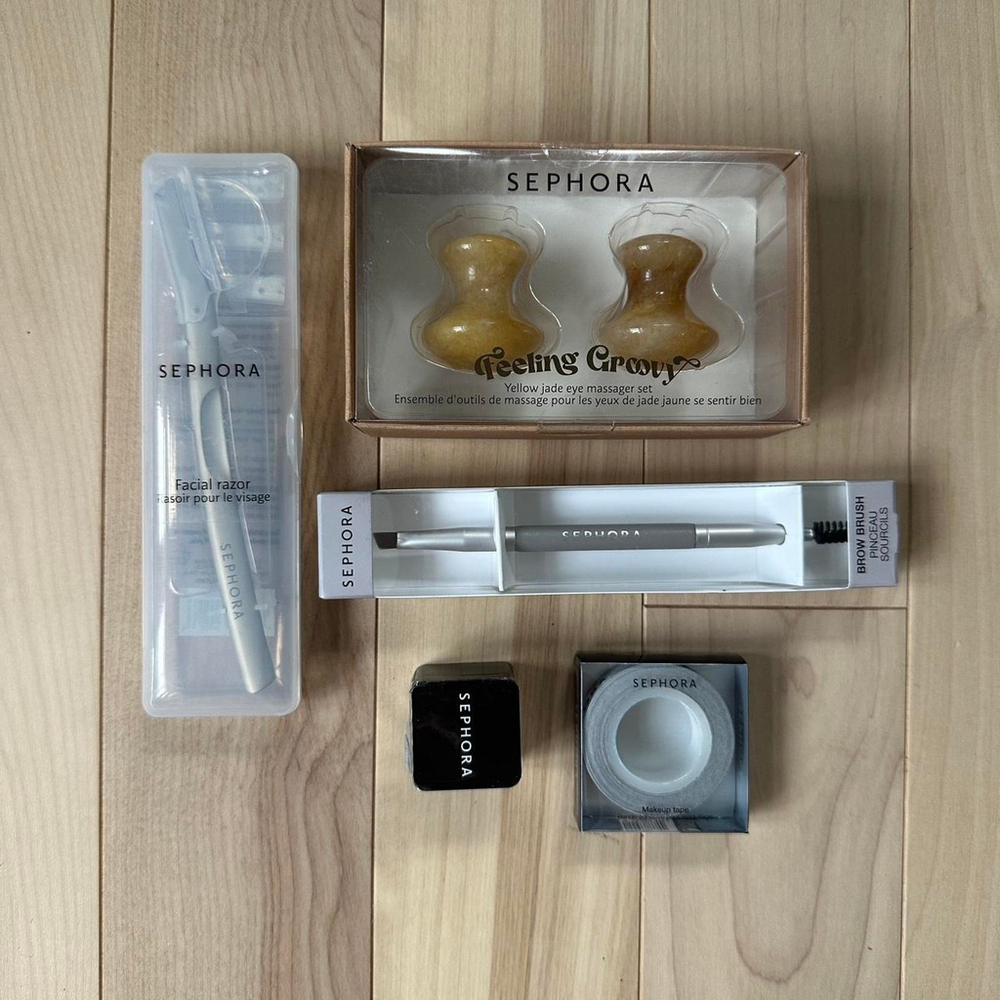 Sephora Beauty Tools Lot – 5 New Items for Skincare & Brows